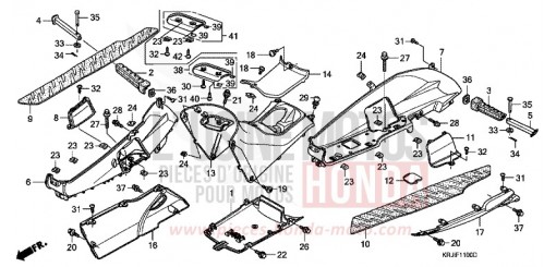 FLOOR PANEL/CENTER COVER (FES1253-5) (FES1503-5) FES1255 de 2005